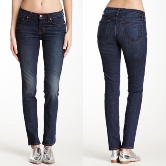 J Brand Skinny Leg Jeans in League Medium/Dark Wash Size 29 - Picture 2 of 11
